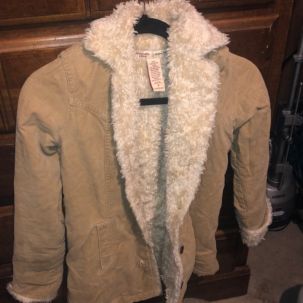 Vintage Inspired Fur Lined Coat